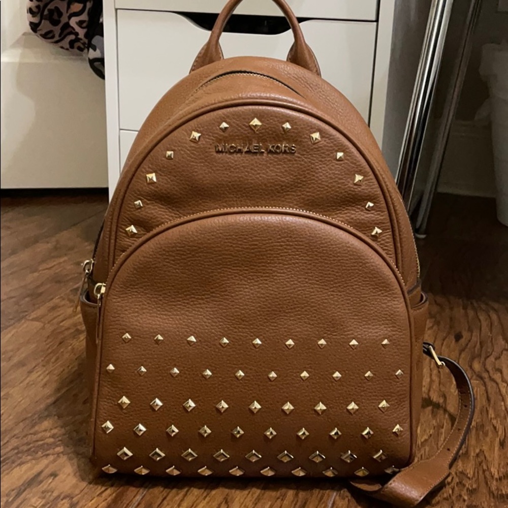 Michael kors studded backpack